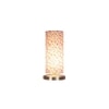 Multicolor cotton table lamp with Steel Base -15