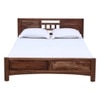 Misty Solid Wood King  Size Bed Without Storage (Provincial Teak Finish)