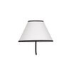 Isla Multicolour Fabric Floor Lamp with Black Iron Base