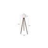 Xander White Cotton Shade Floor Lamp