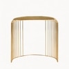 Gilded Metal Side Table in Gold Colour