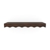 Ruki Solid Wood Wall Shelf Medium Size in Toasted Walnut Finish
