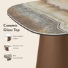 Aeris Metal Side Table in Jupiter Spanish Ceramic Finish