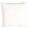 Dyed Cotton And Leatherette Patchwork Cushion Cover
