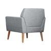 Thomas Fabric Lounge Chair in Grey Color