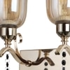 Eliante Modern Wall Lights Mild Steel & Glass Material Gold & Champaign Finish