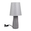 Ceramic Table Lamp Grey Timeless Elegant Design