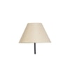 Poppy Off-White Cotton shade with Iron floor lamp