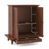 Devoto Solid Wood Prayer Unit 2 Door In Honey Finish