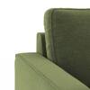 Apollo Compact High Back 3 Seater Fabric Sofa in Moss Green Colour