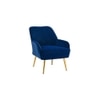 Ellie Accent Chair in Navy Blue Colour