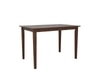 Monterey 4 Seater Dining Set with 1 Bench and 2 Chairs (Rubberwood, Dark Cappuccino Finish)