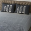 Multicolor Blue Shade Abstract 400 Tc Cotton Flat Super King Size Bedsheet With 2 Pilllow Covers