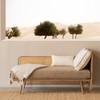 Andaman Neil Solid Wood Day Bed in Light Brown Colour