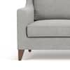 Abbey Sofa Set (Colour : Vapour Grey, Cushion : Hard, Seater : 2+1+1)