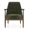 Dakota Lounge Chair In Stria Olive