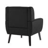 Derel Accent Chair in Black Colour