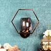 Eliante Sheen Iron Wall Light With Glass In Gold Colour