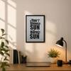 The Castle Decor Shine Like A Sun Motivational Wall Art 8x12 Inch