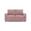 Apollo High Back 2 Seater Fabric Sofa in Desert Rose Colour