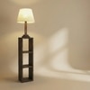 Ebenezer Beige Jute Floor Lamp with Beige Jute Base