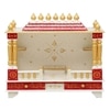 D'Dass White Sheesham and Mdf Wooden Temple For Pooja In Home and Office