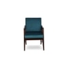 Holden Solid Wood Accent Chair in Green Colour