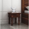 Anaisha Solid Wood Bedside Table in Teak Finish