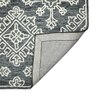 Judith Gray Steel Geometric Hand-Tufted Wool 7.5X5 Feet Carpet