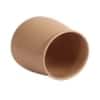 Glossy Flower Pot Single In Beige Colour