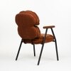 Antho Fabric Dining Chair in Red Colour