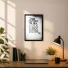 The Castle Decor Think Outside The Box Motivational Wall Art 8x12 Inch