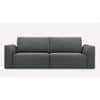Cacef 3 Pull Out Sofa Cum Bed with storage In Grey Colour