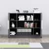 Hexa Engineered Wood Bookshelf in Slate Grey Colour