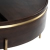 Dali Solid Wood Coffee Table in Gold Finish