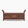 Syan Solid Wood Bench in Provincial Teak Finish