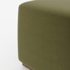 Tetra Ottoman In Olive Fabric