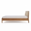 Meadow Non Storage Cane King Size Bed in Natural Finish