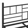 Weaver Metal Single Size Bed In Black Finish