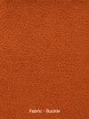 Aura Boucle Fabric Arm Chair in Orange Colour