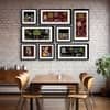 The Castle Decor Traditional Warli Art Wall Painting Set of 8 Design 2