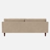 Tharoli Velvet 3 Seater Sofa in Cream Colour