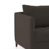 Florence Premium 3 Seater Fabric Sofa in Stone Grey Velvet Colour
