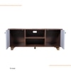 Enigneed Wood 55 Inch TV Unit in Columbian Walnut Finish
