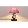 Mya Pink jute Shade Iron Table Lamp