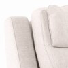 Emila Fabric Two Seater Motorized Recliner in Cream Colour
