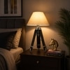 Shaylyn Natural Lenin Shade Table Lamp