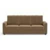 Apollo Compact Sofa Set (Colour : Fawn Velvet, Cushion : Soft, Back Type : High Back, Seater : 3+2+1)