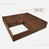 Mavanta Wood King Bed Without Storage Columbian Walnut Brown