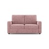 Apollo Compact High Back 2 Seater Fabric Sofa in Desert Rose Colour